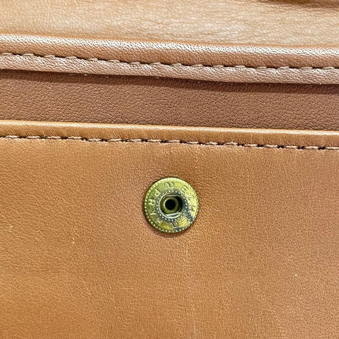 1140 COACH オールドコーチ ケース 小銭入れ フラップ ブラウン