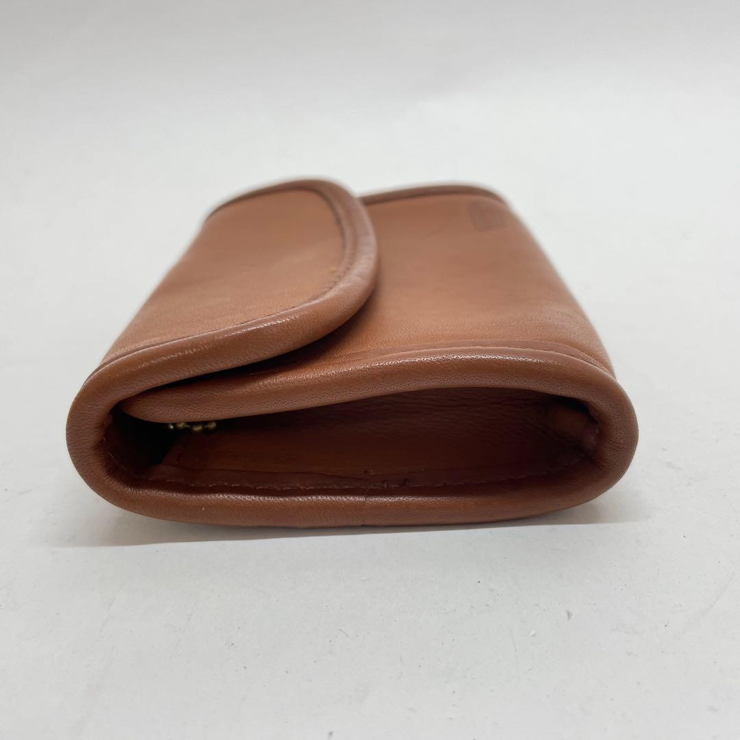 1140 COACH オールドコーチ ケース 小銭入れ フラップ ブラウン