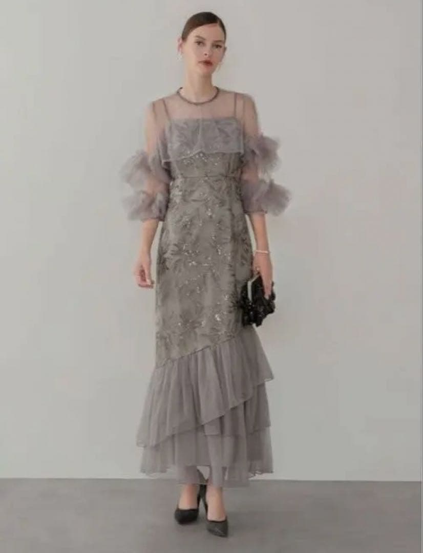 leja ドレス　グレー