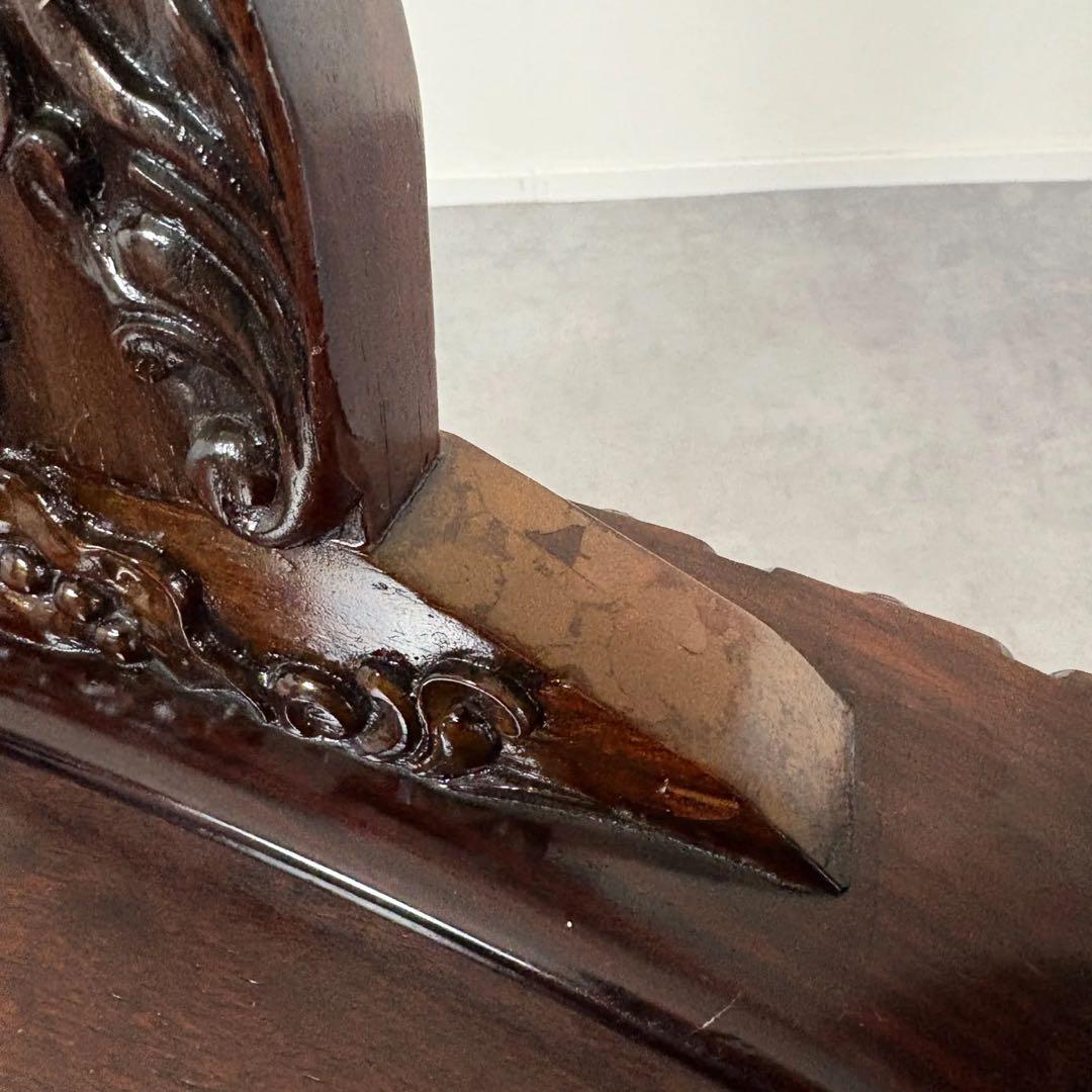 ロココ様式 彫刻 ガブリオールレッグ チェア