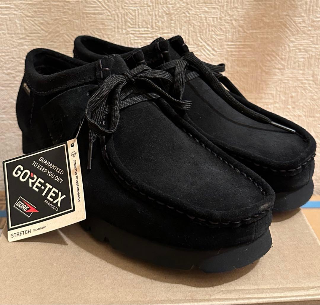靴 CLARKS WALLABEE GTX UK6