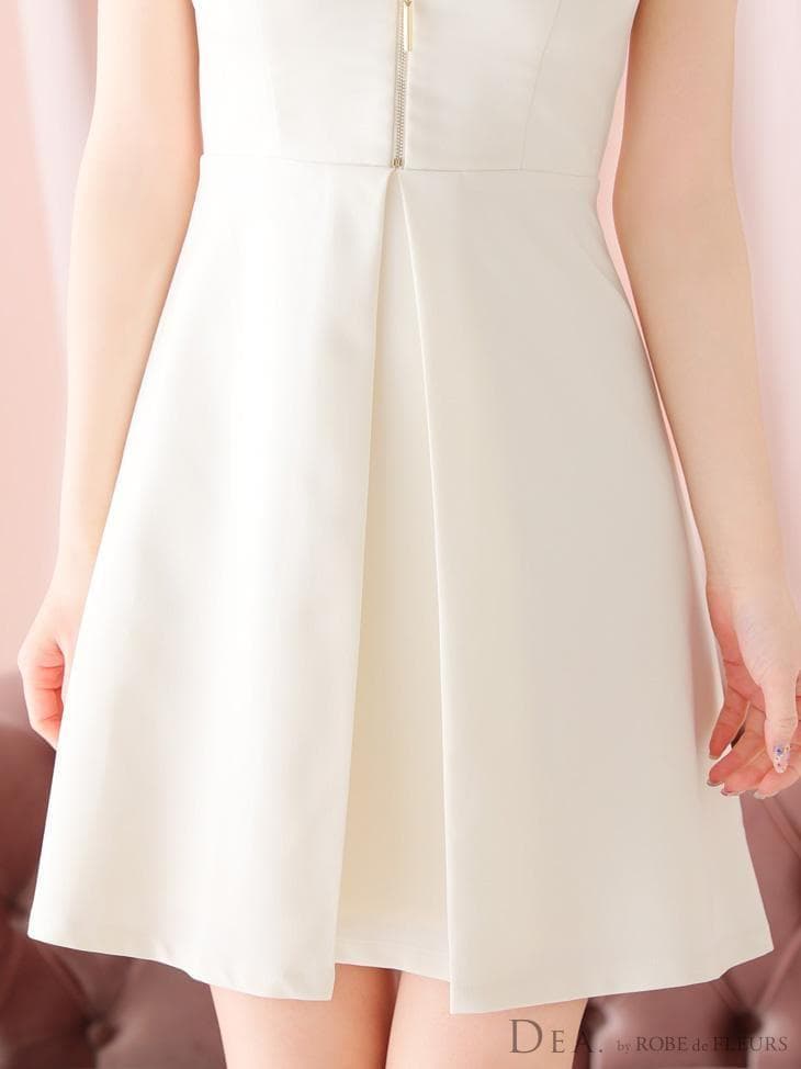 【完売品☆】ローブドフルール センタージップシンプルノースリーブレディドレス