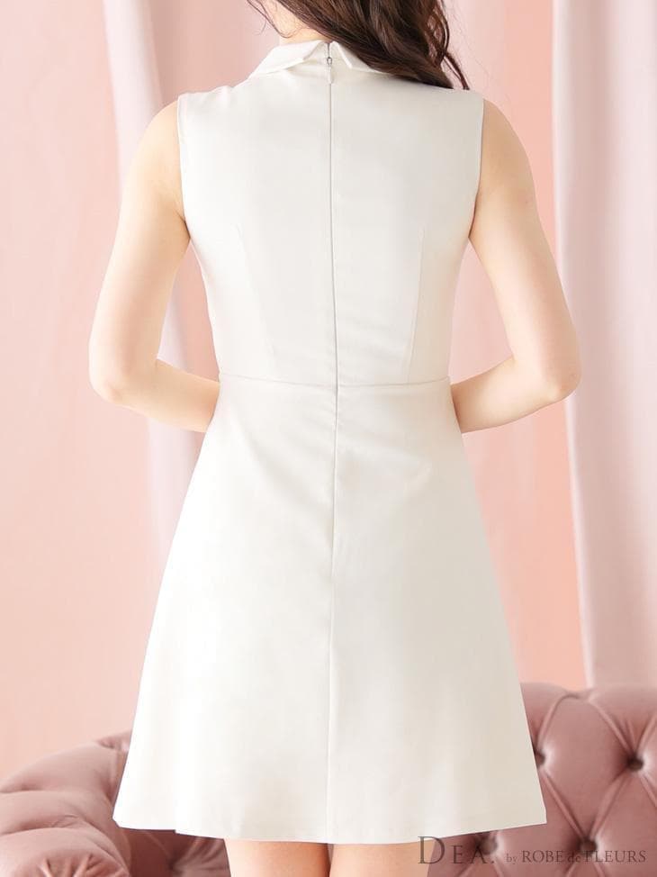 【完売品☆】ローブドフルール センタージップシンプルノースリーブレディドレス