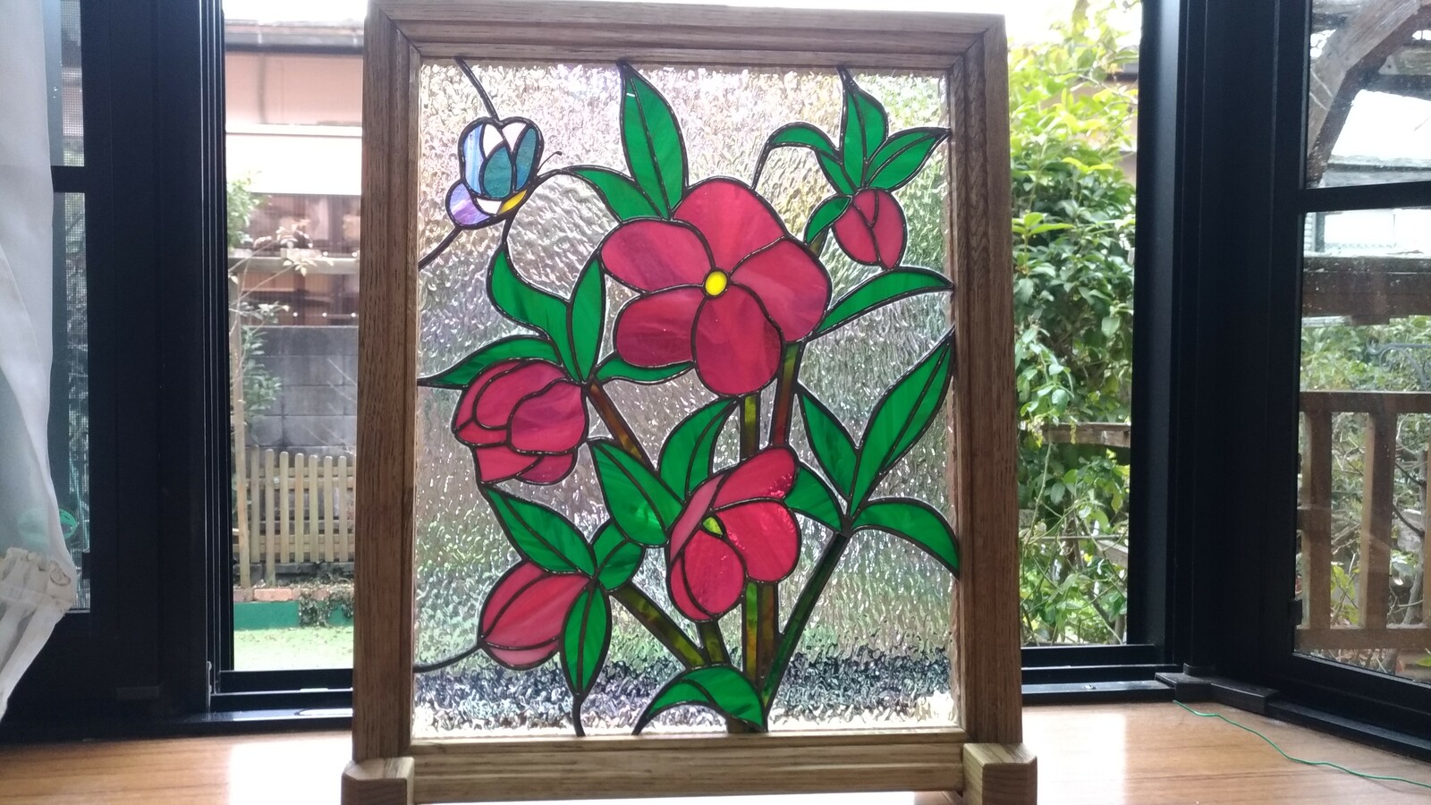 ステンドグラスパネル クリスマスローズ - MIMT6521'S GALLERY | minne