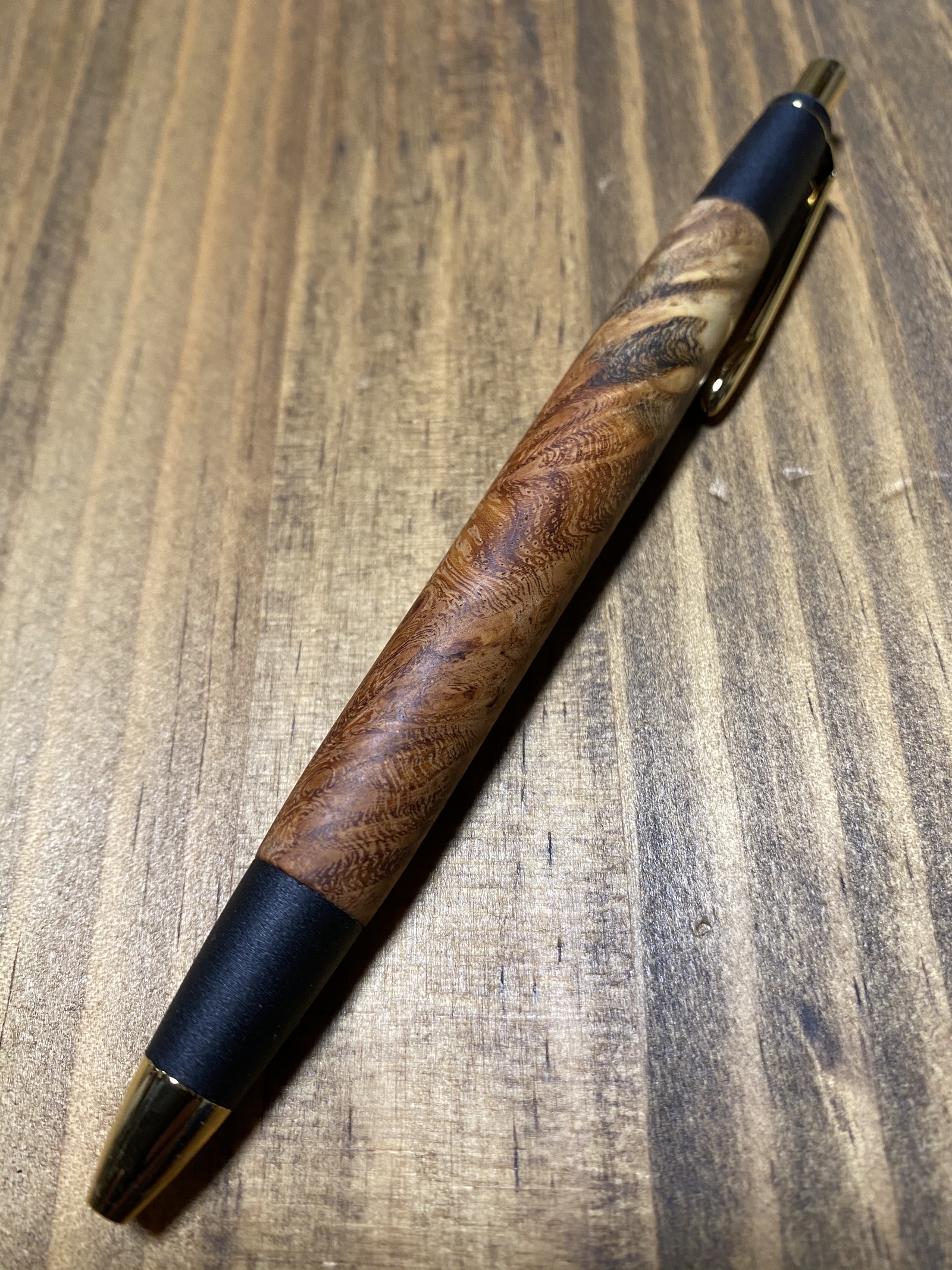 581極上 本花梨 紅白 瘤杢 木軸シャーペン ボールペン 2026年最新】工房楔