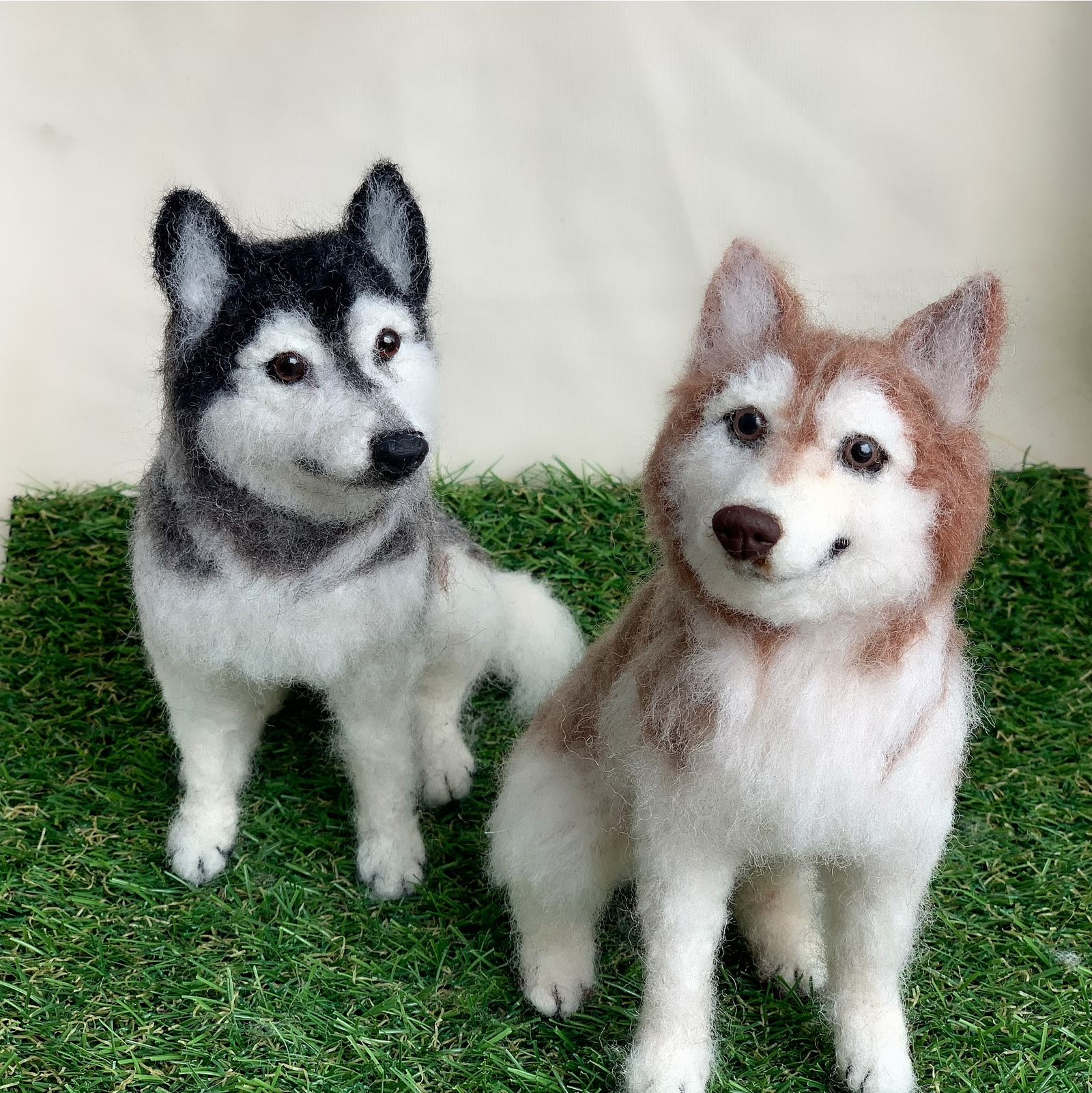 受注製作》羊毛フェルト♡シベリアンハスキー♡ - Lani | minne byGMO