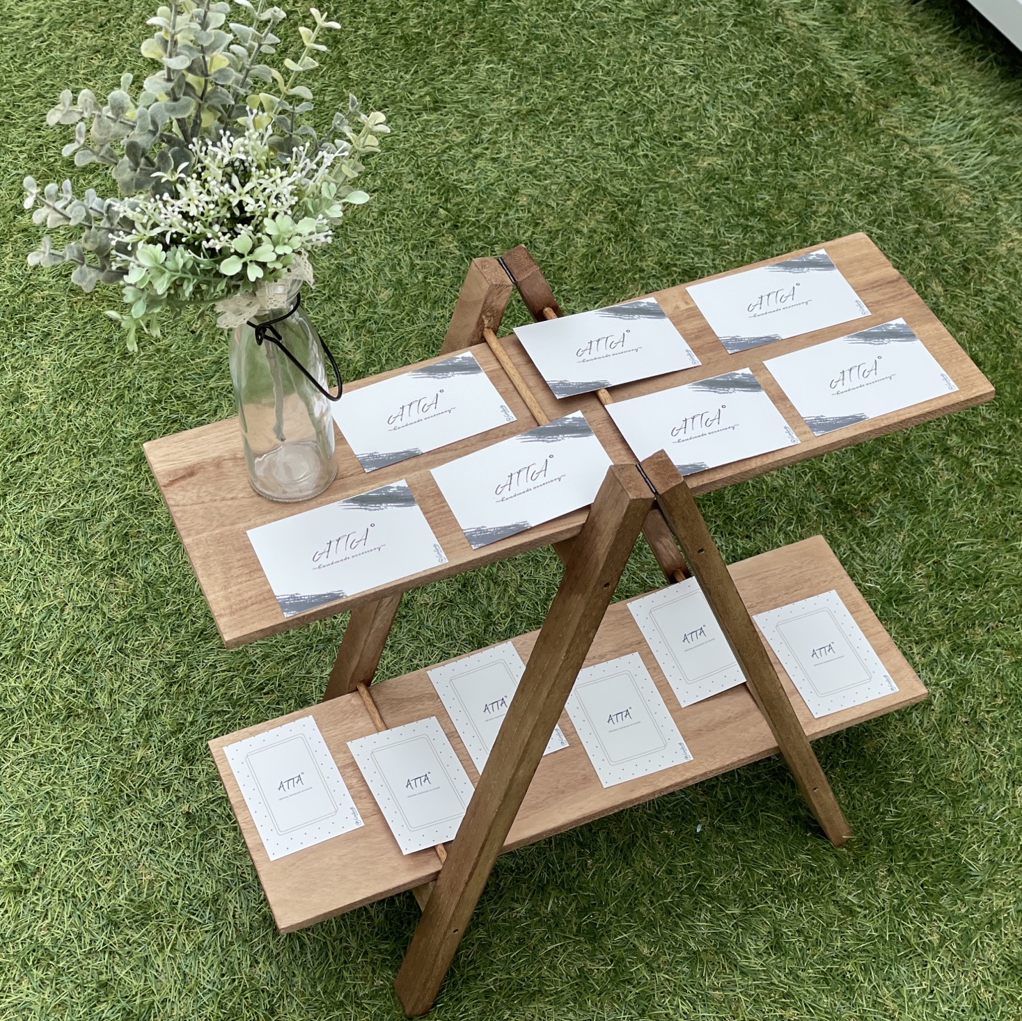 コンパクトで持ち運び便利！折りたたみ式ラック 什器 イベント 陳列