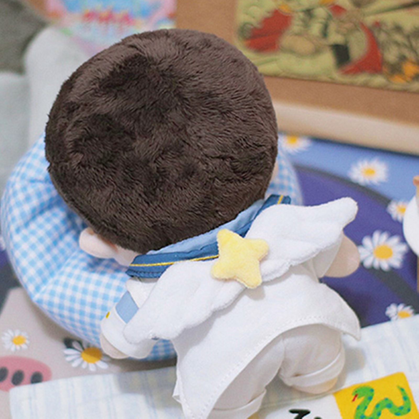 20cm着せ替えぬいぐるみ服 キューピッドセット 翼付き 天使の輪付き