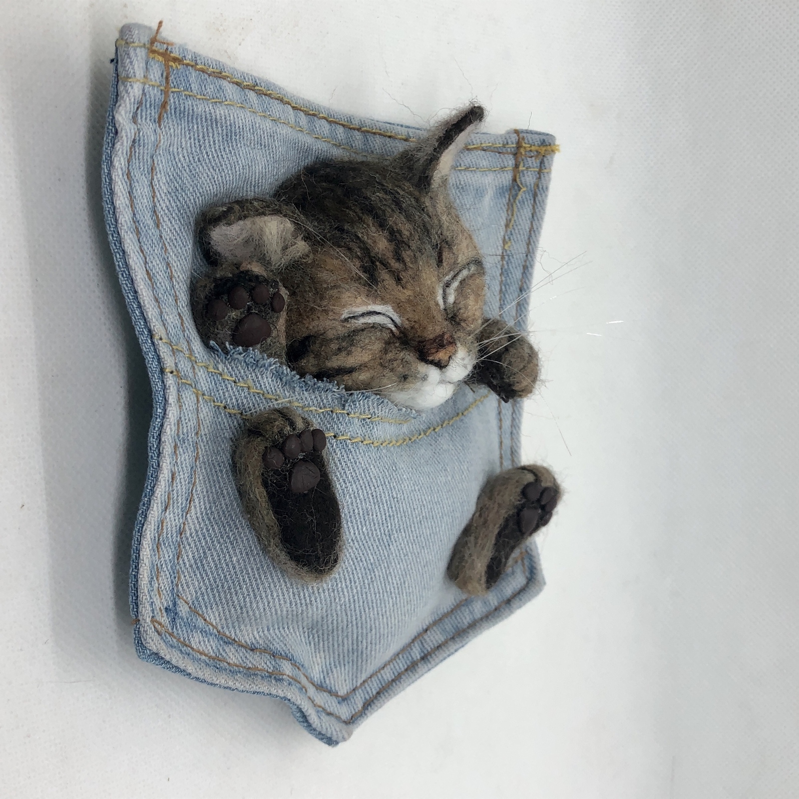 羊毛フェルト ぶーにゃん猫ちゃんオーダー 羊毛フェルト ぶーにゃん猫