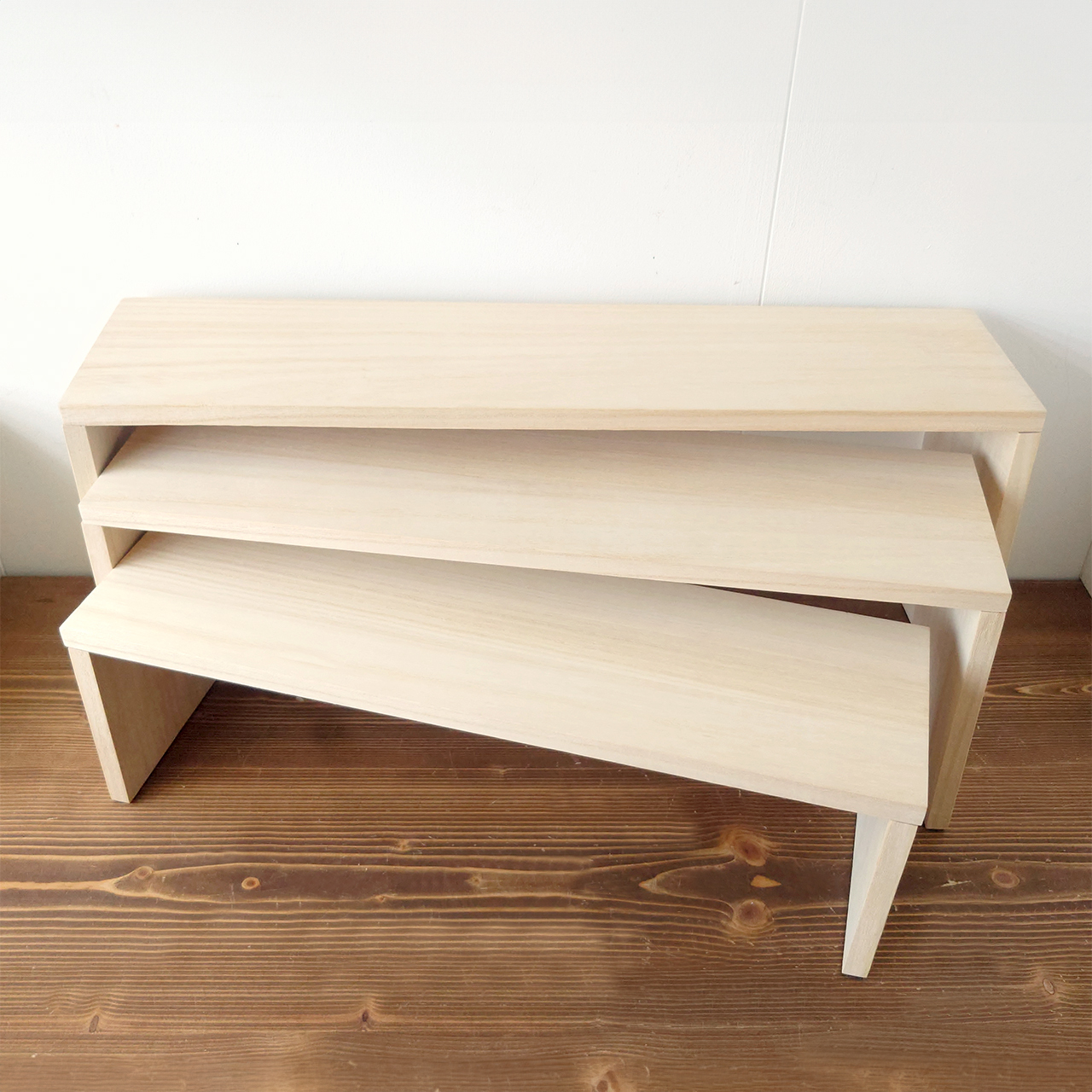 イベント・展示用 卓上3段什器【受注制作】 - nine-D | minne byGMO