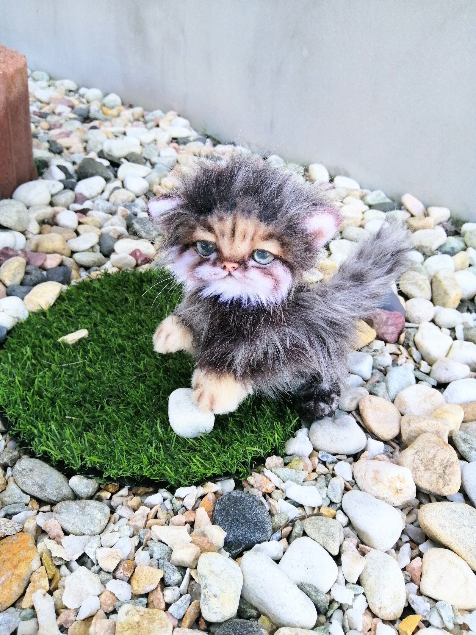 SOLD OUT❤️マヌル猫ちゃん♡子猫♡ネコアートドール♡里親様募集