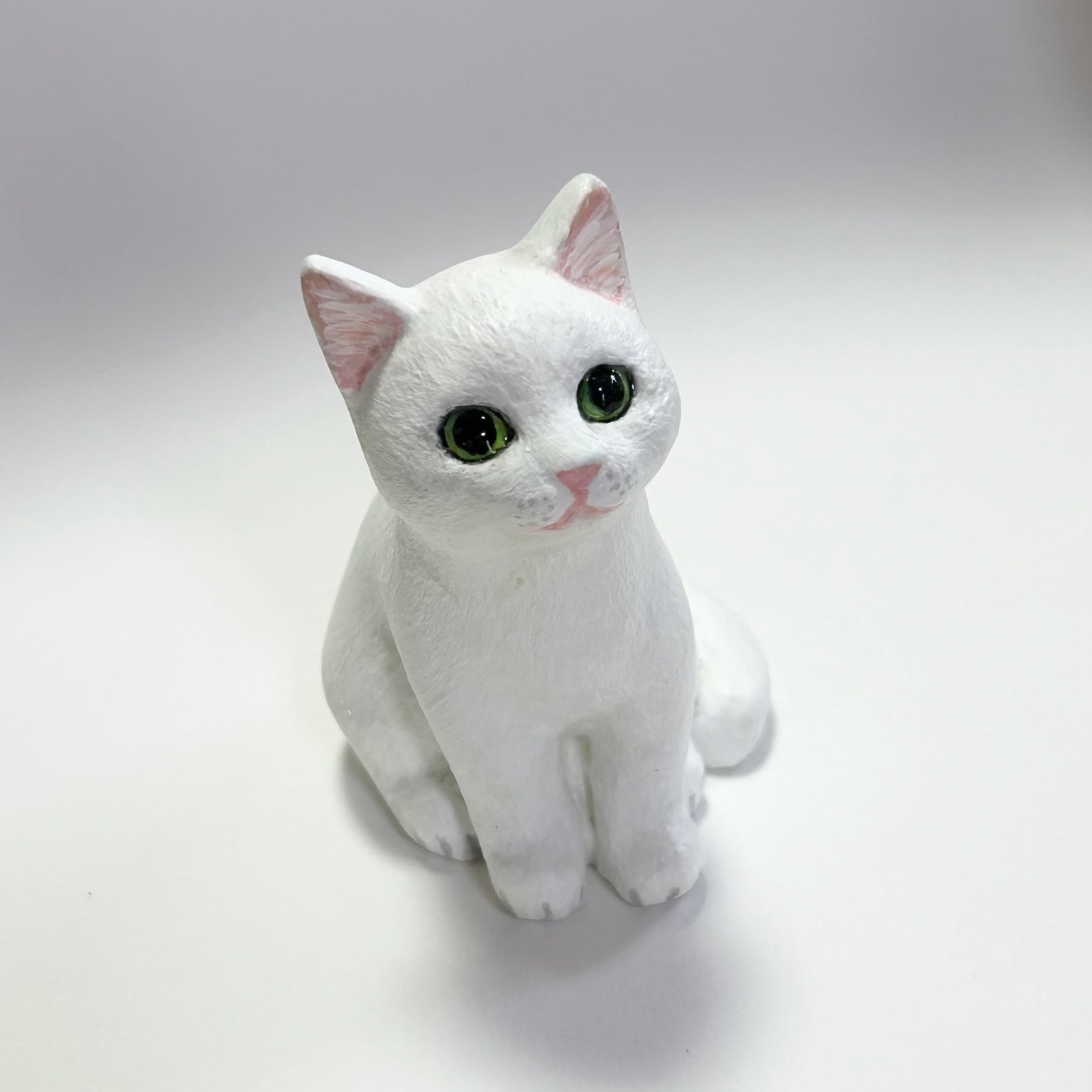 ペルシャ猫の置物(長毛種の黒猫) - 猫ハウス | minne byGMOペパボ 国内