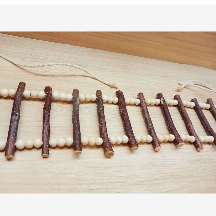 324 吊り橋 はしご 止まり木 バードトイ 324 吊り橋 はしご 止まり木