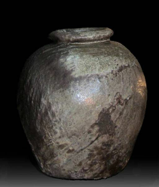 越前自然釉大壺 自然釉大壺 文化遺産オンライン