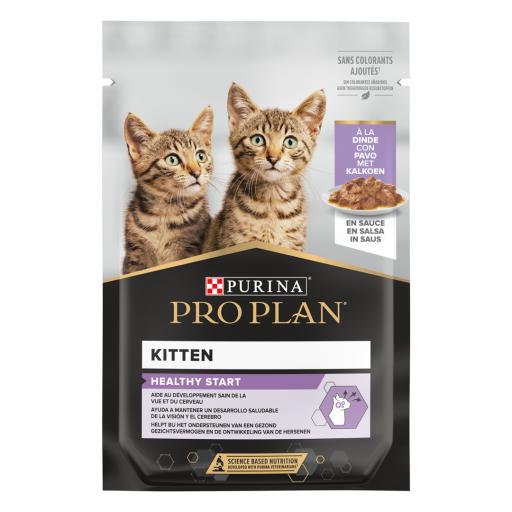 Purina Pro Plan Kitten Nutri Savour Pouche Tender Turkey Chunks in