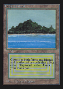 MTG Tropical イタリア語 リバイズド黒枠 3EDBB MTG Tropical イタリア