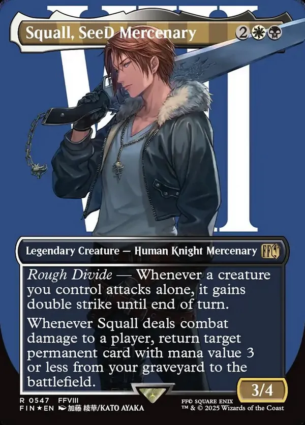 MTG Squall,SeeD Mercenary スタンダードショーダウン ② Squall, SeeD