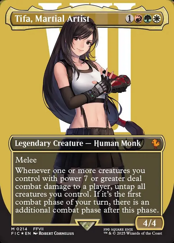 Mtg 格闘家、ティファ/Tifa, Martial Artistサージフォイル MTG Tifa
