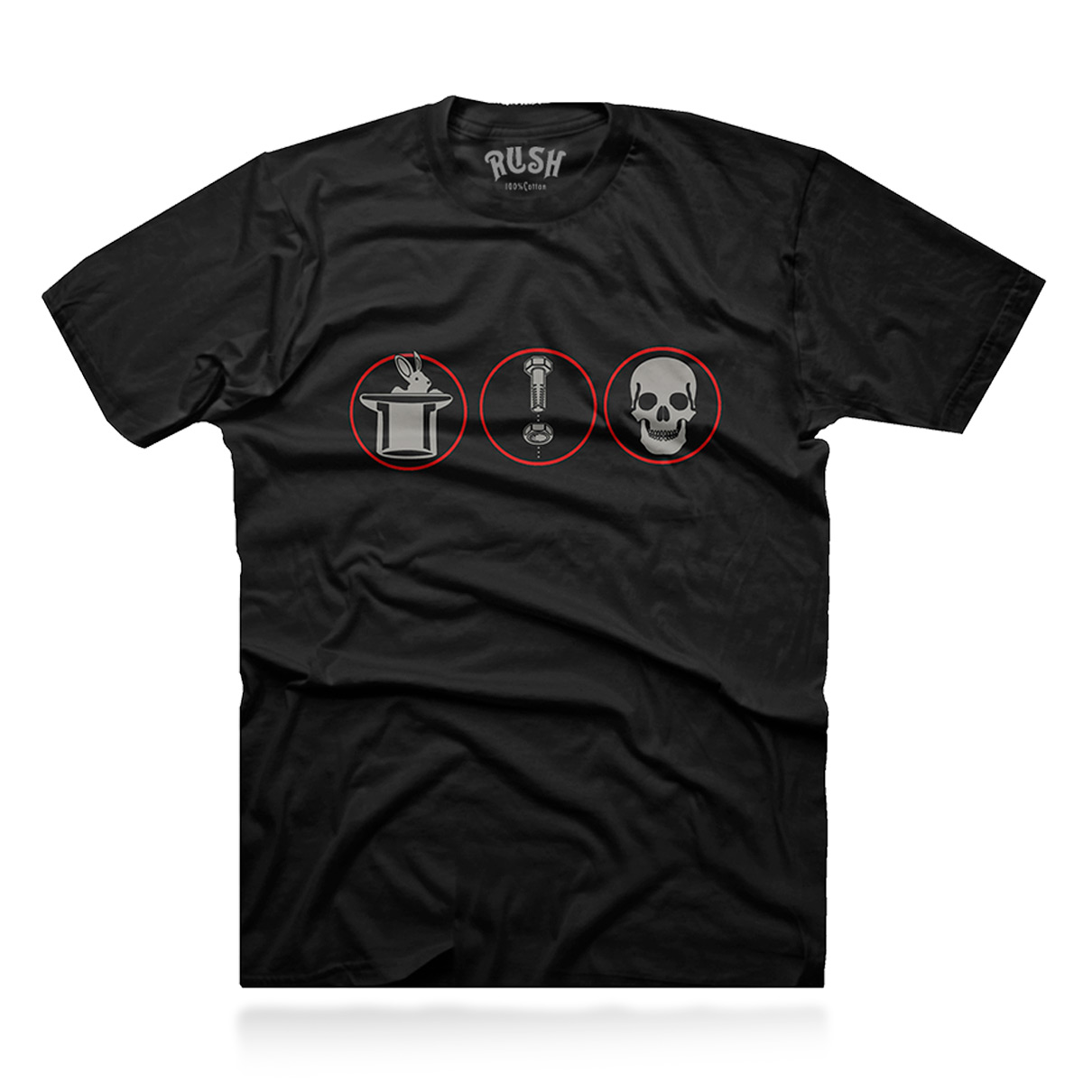 Neil Peart R40 Stage T Tri Logo | RUSH Official Store