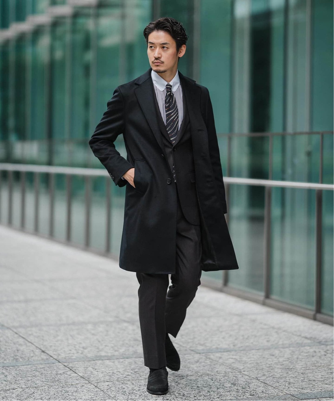 ギャルリーヴィー ライトメルトンチェスターコート カシミヤ