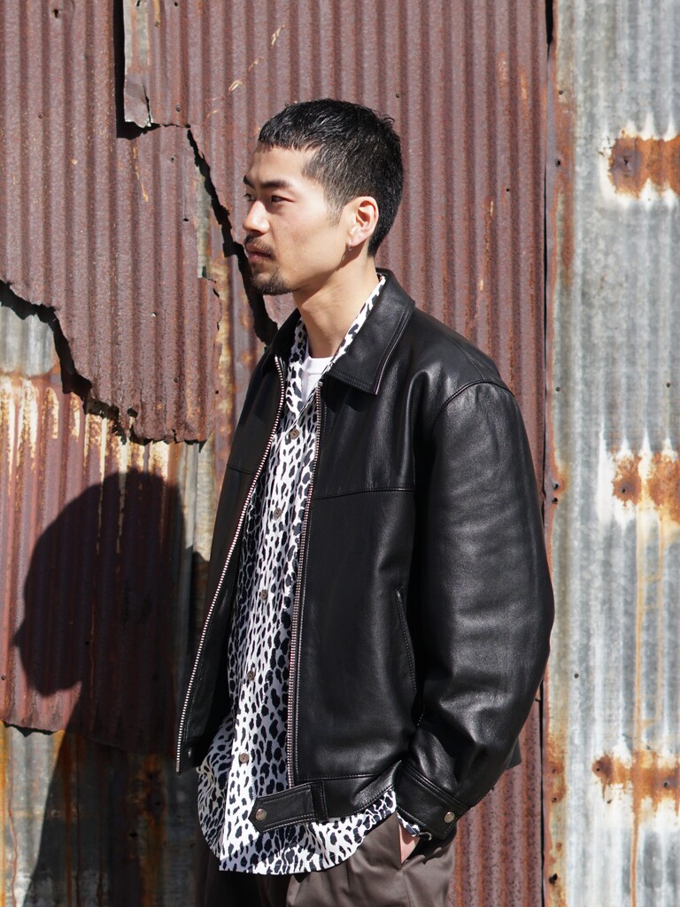 ワコマリアシングルライダースMサイズ