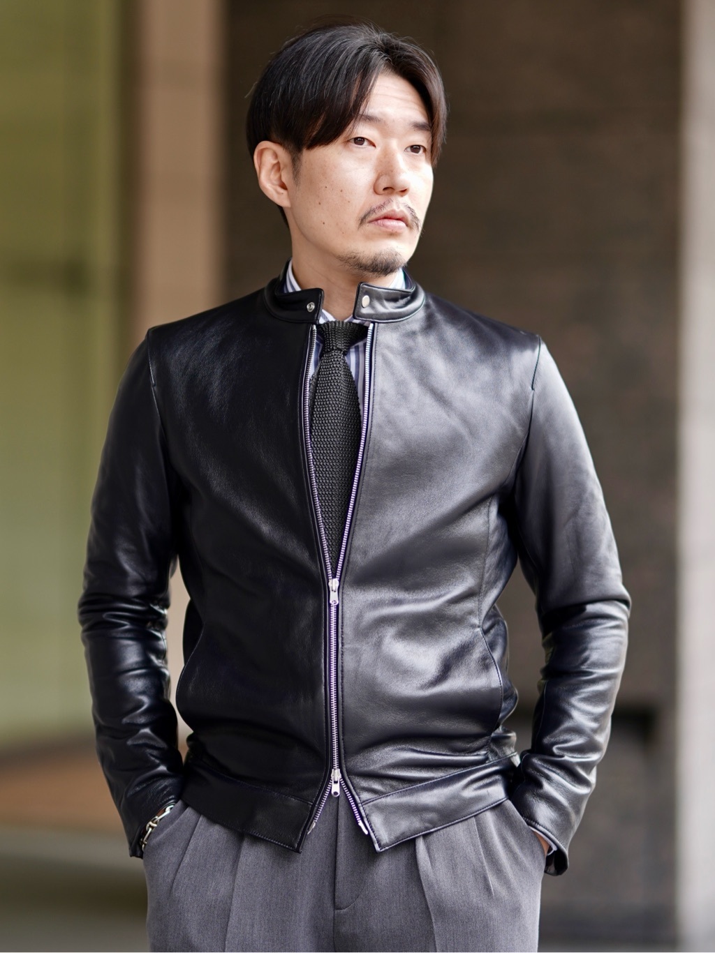 ライダースジャケット レザージャケット(EDIFICE) EDIFICE Schott 別注