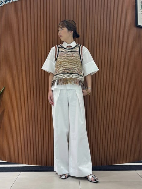 □ツイードボーダー ニットコンビトップ｜トゥモローランド 公式通販