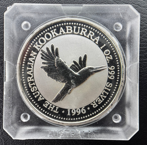 1996年 オーストラリア クッカバラ（カワセミ） 銀貨 1オンス 1ドル
