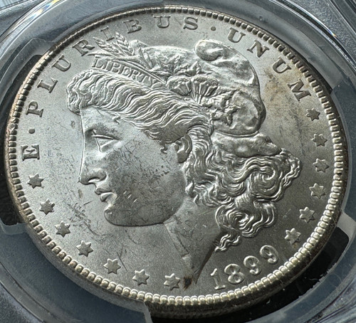 アメリカ モルガンダラー銀貨1899 O PCGS MS 63 | GoldSilverJapan