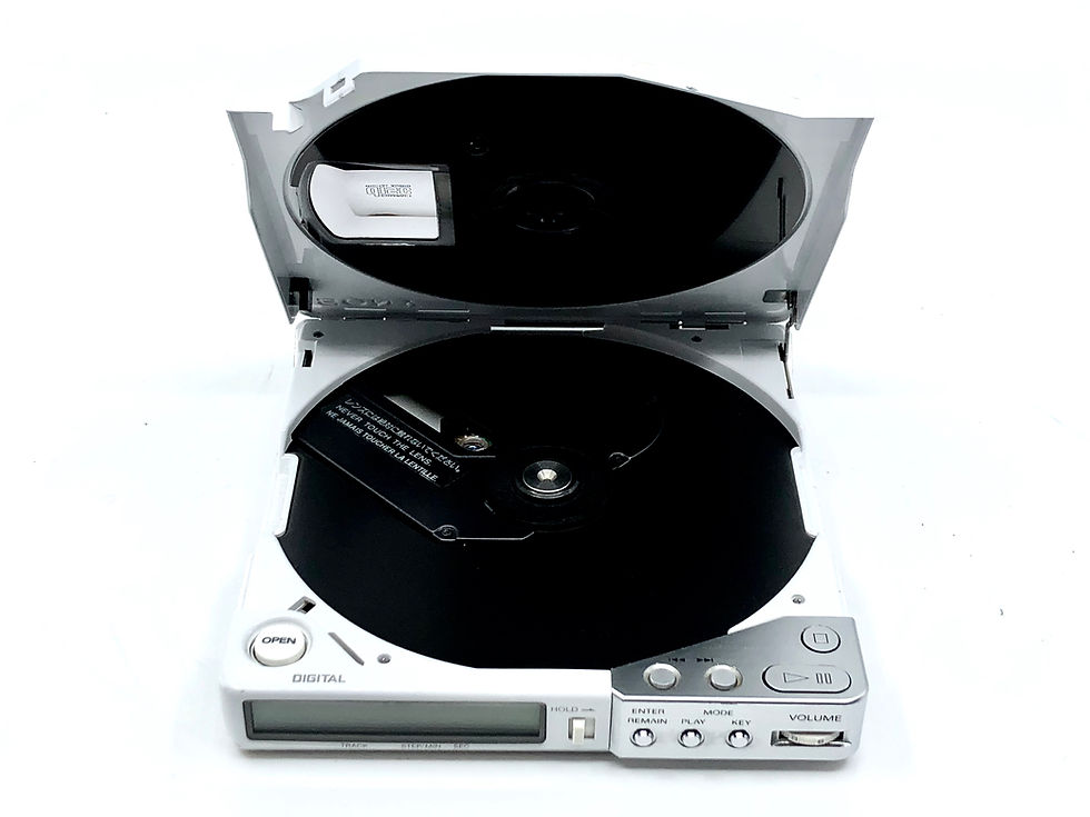 Sony Discman D-150 White Portable CD Player