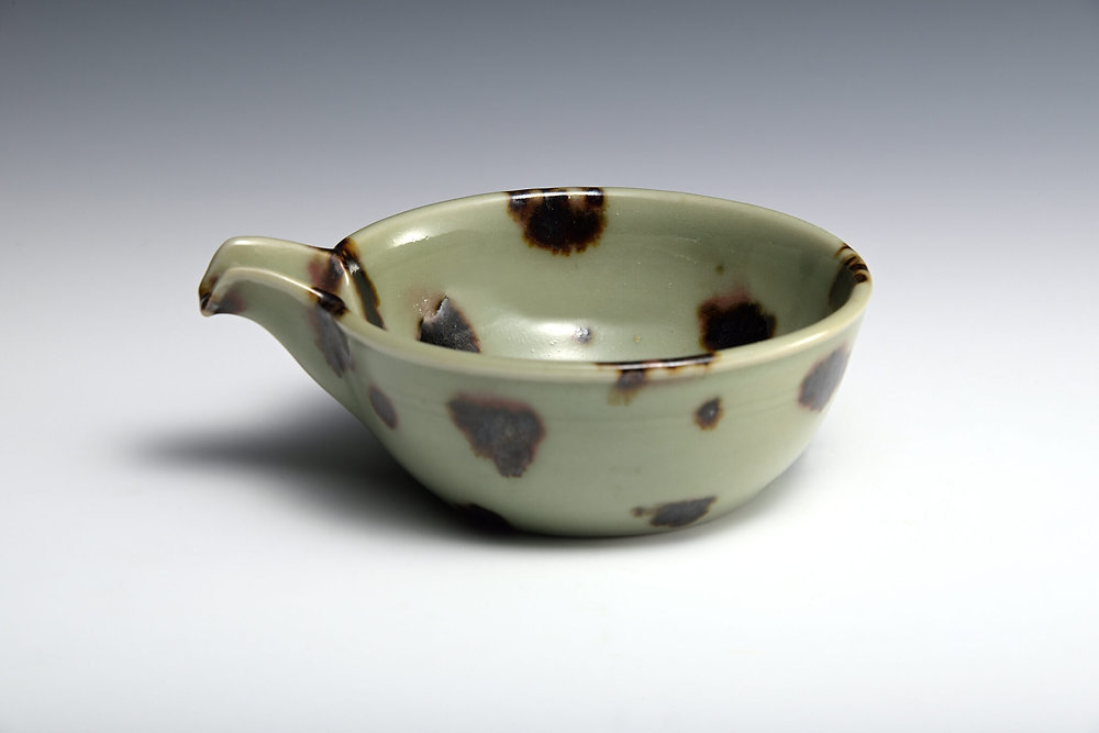 中国明時代 七官青磁盃 幅約7.8㎝ 東Y7-0403⑥タサチ 中国