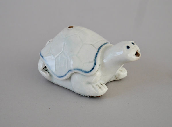 朝鮮美術 | 李朝白磁染付亀形水滴 | Gallery陽々youyou | 山梨県