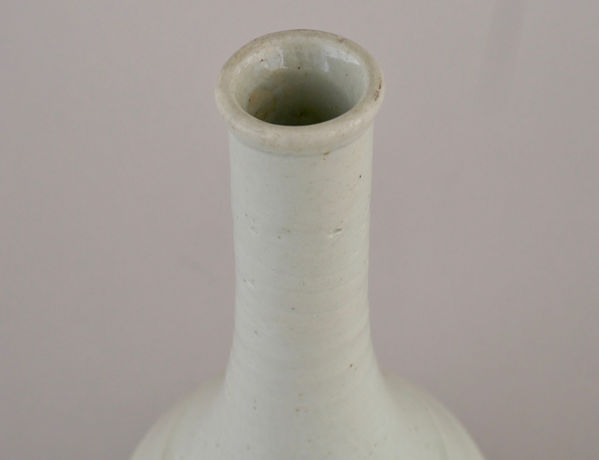 朝鮮美術 | 李朝白磁素文節形瓶 | Gallery陽々youyou | 山梨県