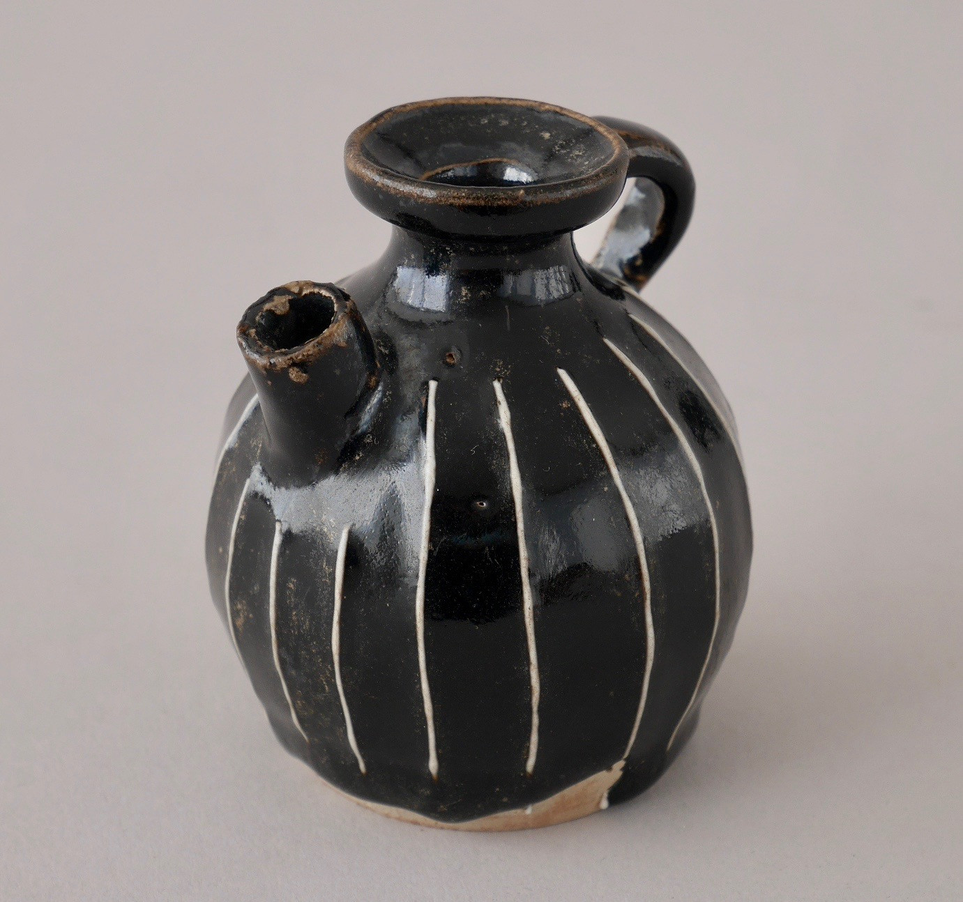 磁州窯 花瓶 13〜14世紀 繭山龍泉堂箱 中国陶磁 花入 磁州窯 花瓶 13