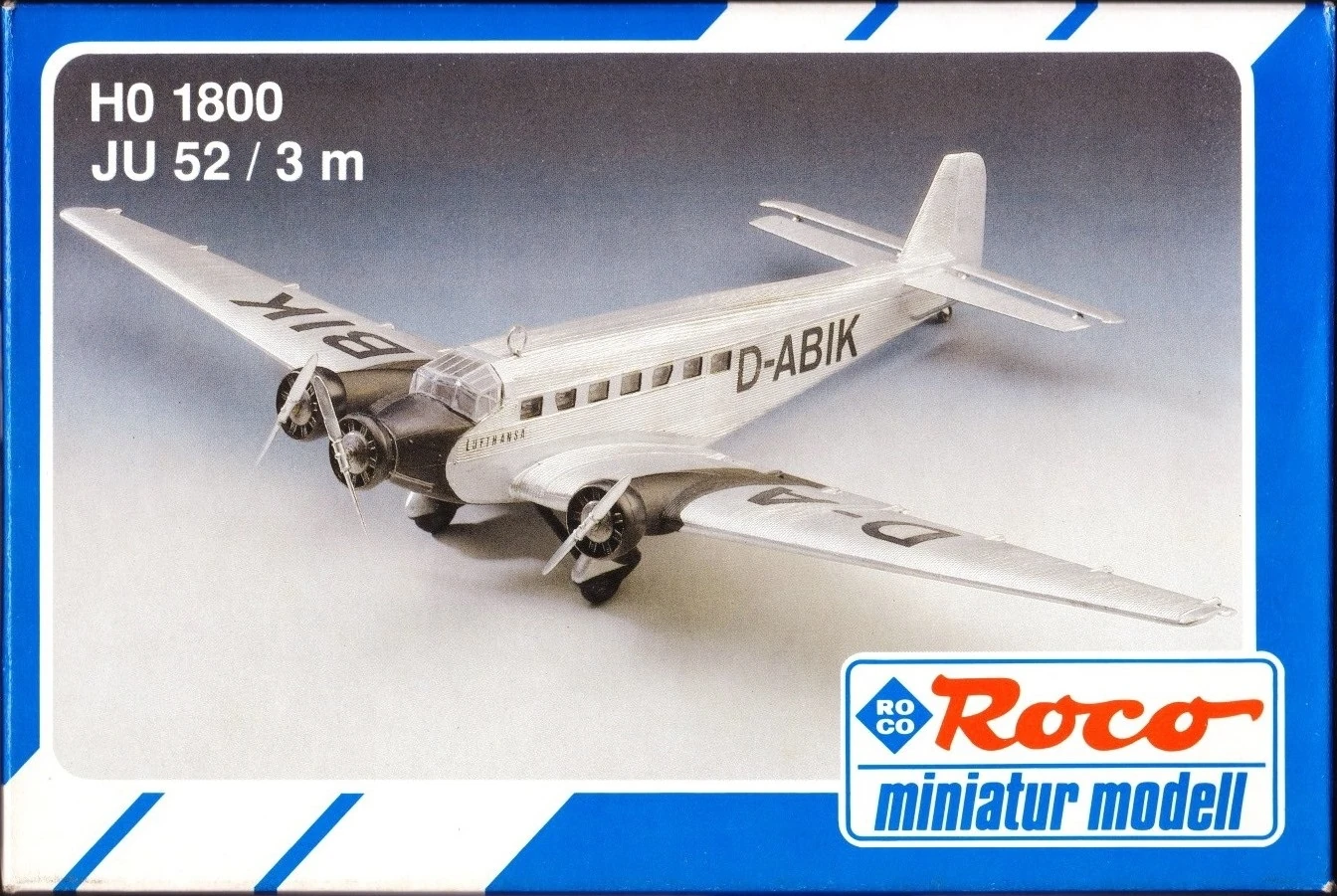 Roco 1/87 1800 Junkers Ju 52/3m | Encyclopedia of Scale Models