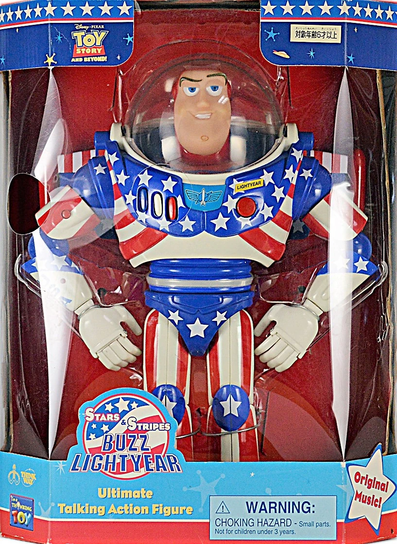 Stars and Stripes Buzz Lightyear | Toy Story Merchandise Wiki | Fandom