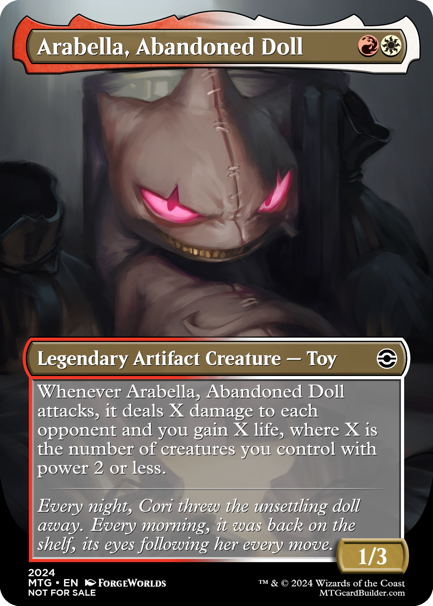 MTG]Arabella, Abandoned Doll アーティストプルーフ
