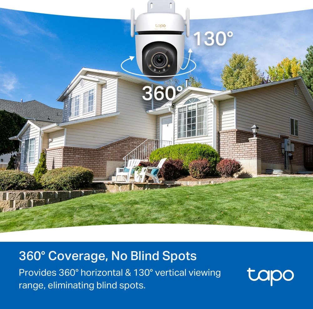 Tapo Doorbell Camera Tapo C530WS 3K 5MP Outdoor Pan/Tilt Security