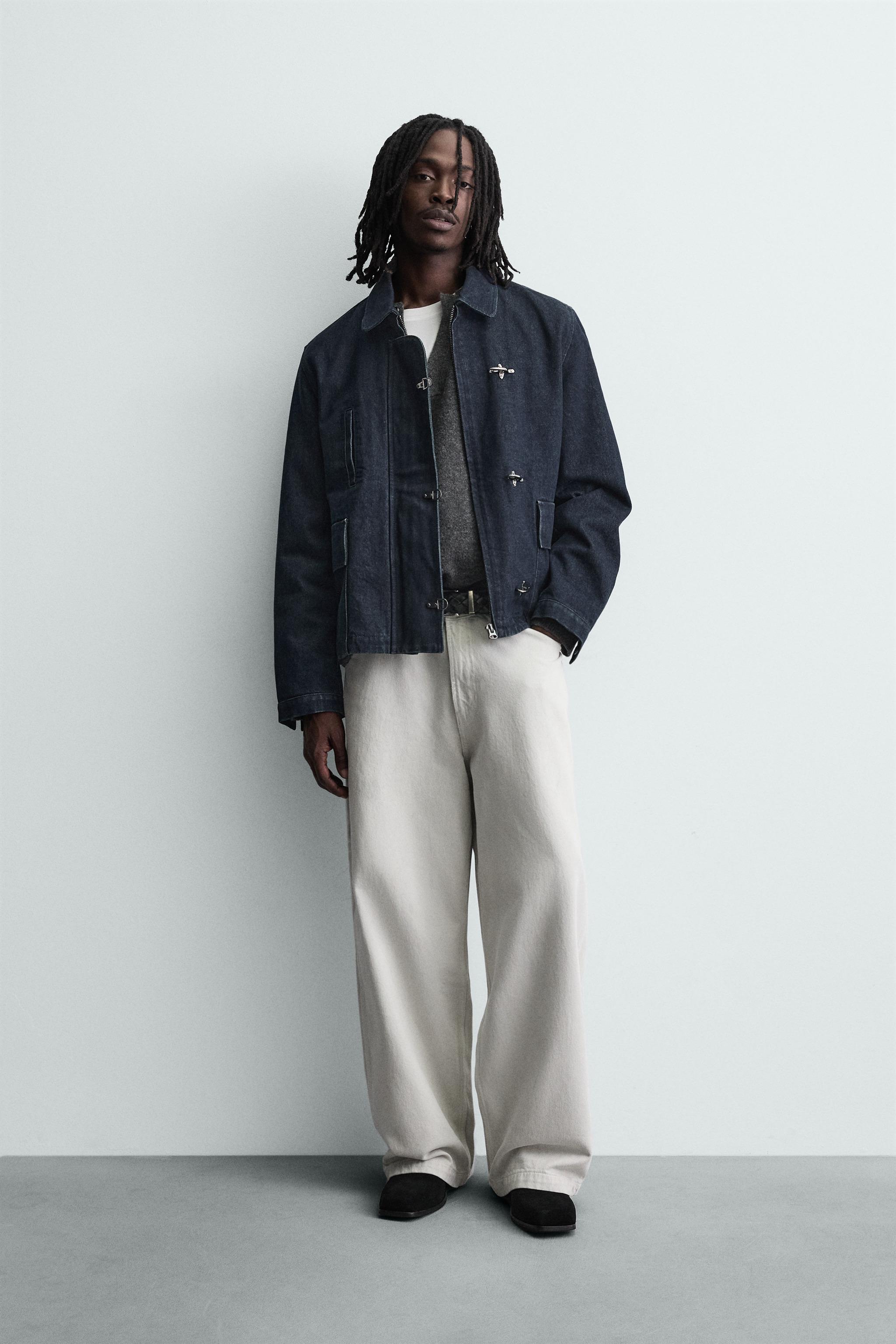 ZARA リラックスフィット トグルボタンジャケット リラックスフィット