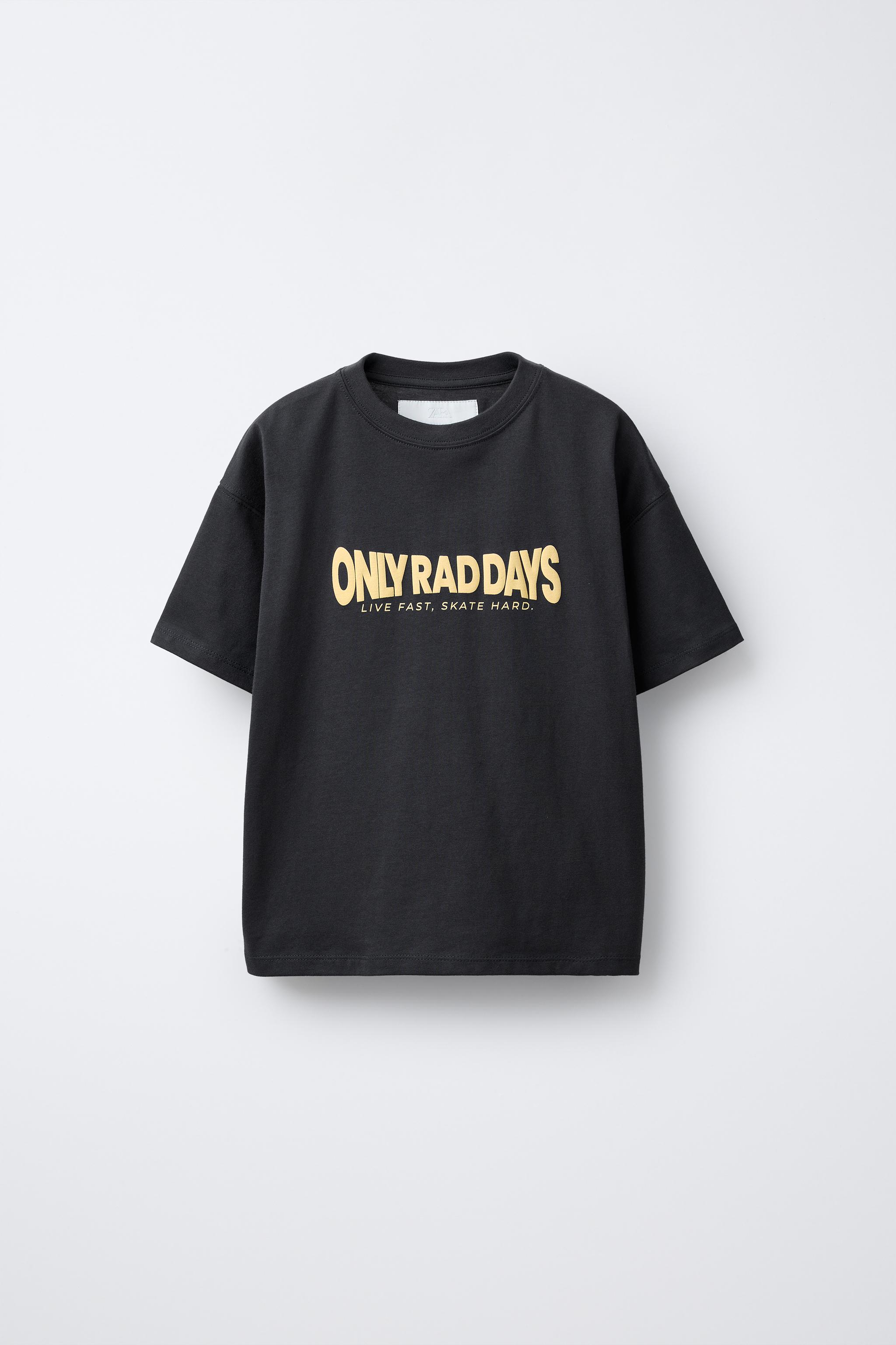 PHOTO PRINT T-SHIRT - Black | ZARA Canada