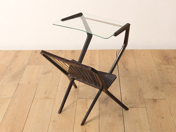 Lloyd's Antiques Real Antique Magazine Rack Side Table / ロイズ