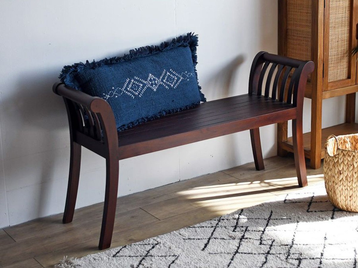 美品、未使用に近い】ノードⅡベンチ 幅120cmタイプ ウォールナット 関