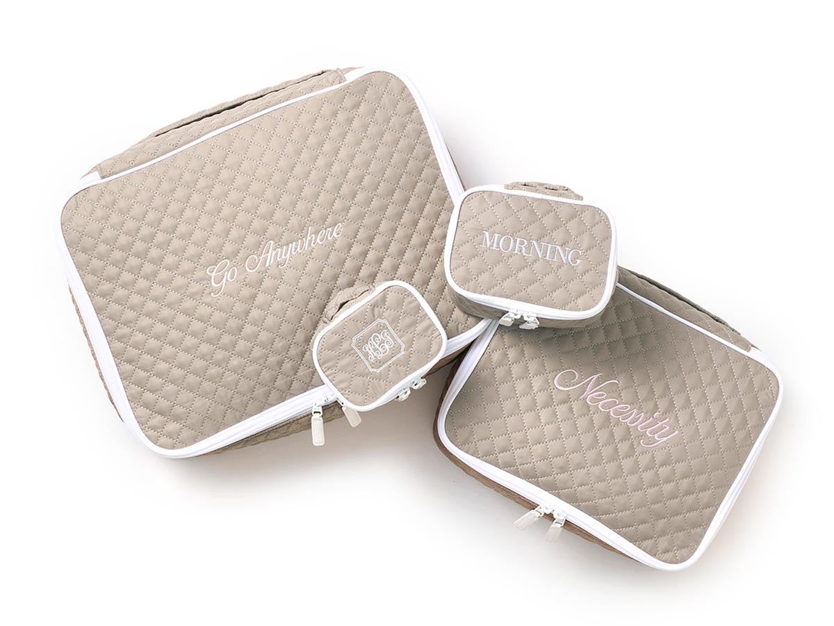 HOTEL LIKE INTERIOR Diamond Quilt Pouch / ホテルライクインテリア