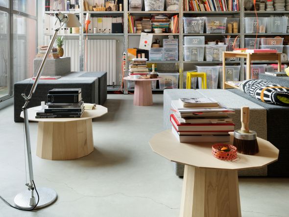 KARIMOKU NEW STANDARD COLOUR WOOD PLAIN LARGE / カリモクニュー