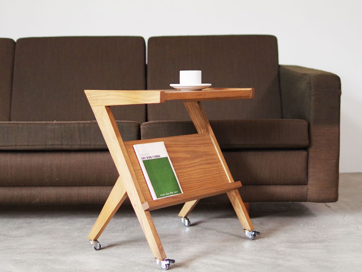 LIFE FURNITURE BI OAK SIDE TABLE / ライフファニチャー BI オーク