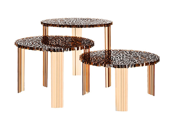 カルテル Kartell ティーテーブル T-TABLE ブラック 5.1万 Kartell T