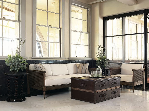 HALO STONYHURST SMALL COFFEE TABLE VINTAGE CIGAR / ハロ ストニー