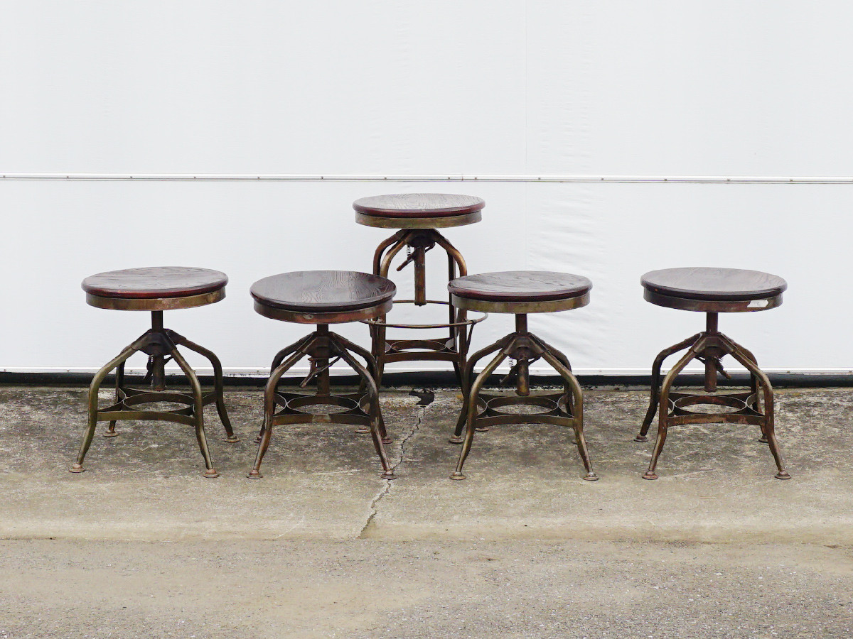 関家具トレドⅡ チェア スウィベル スツール ロー スツール