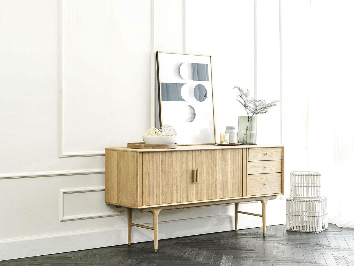 XANDER DESIGNS JULIE SIDEBOARD WHITE OAK / サンダーデザイン