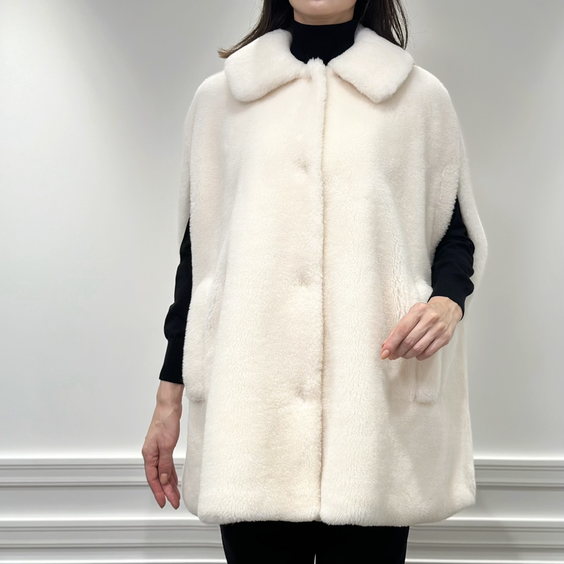 Aveniretoile アベニールエトワール フレアノーカラーコート ピンク